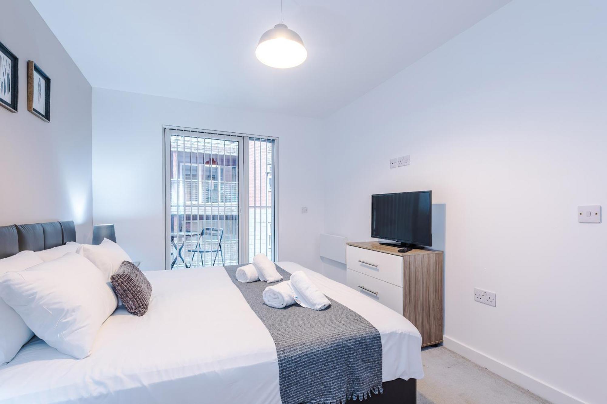 Hilltop Serviced Apartments- Northern Quarter Manchester Pokoj fotografie