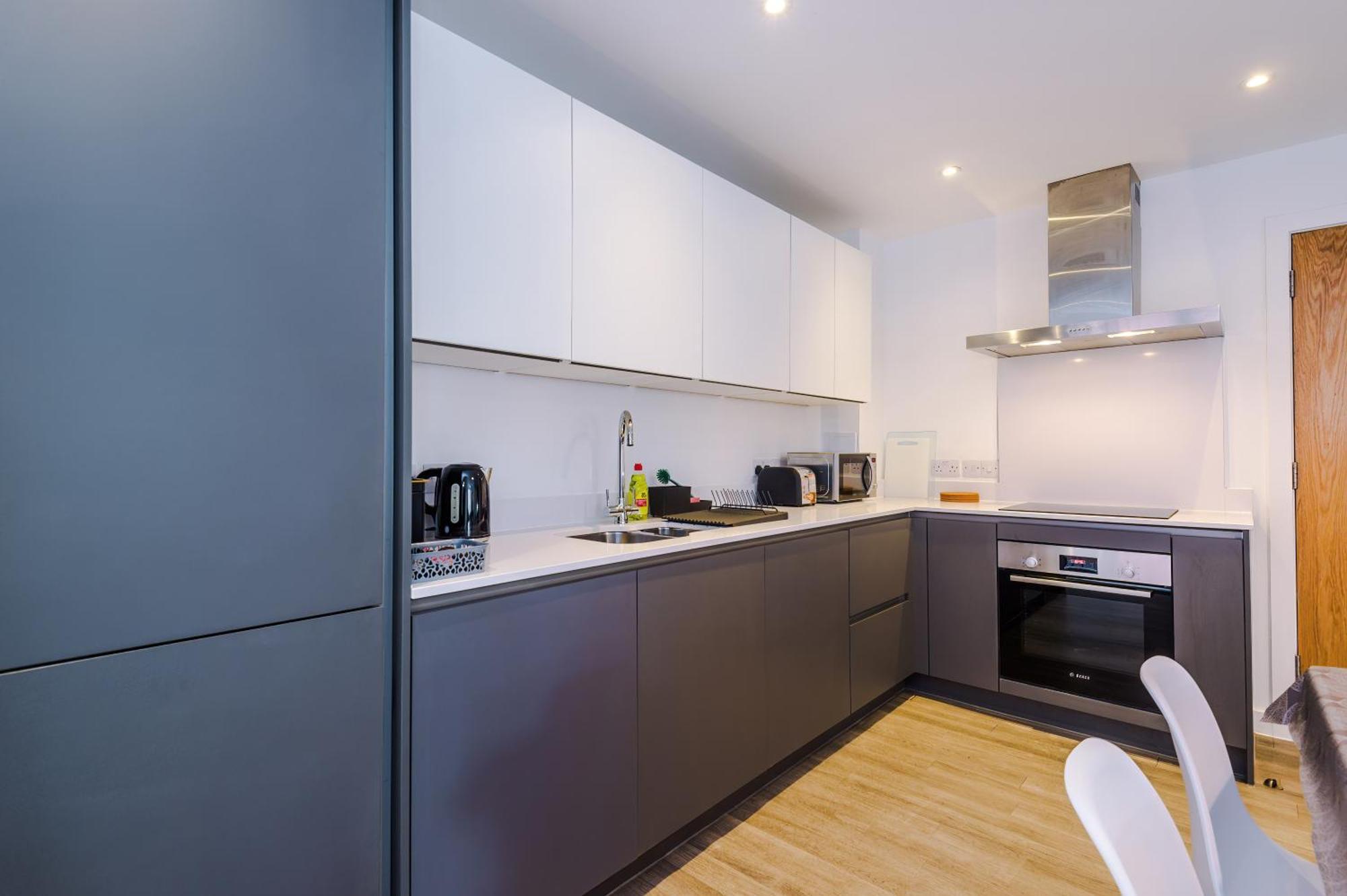 Hilltop Serviced Apartments- Northern Quarter Manchester Pokoj fotografie