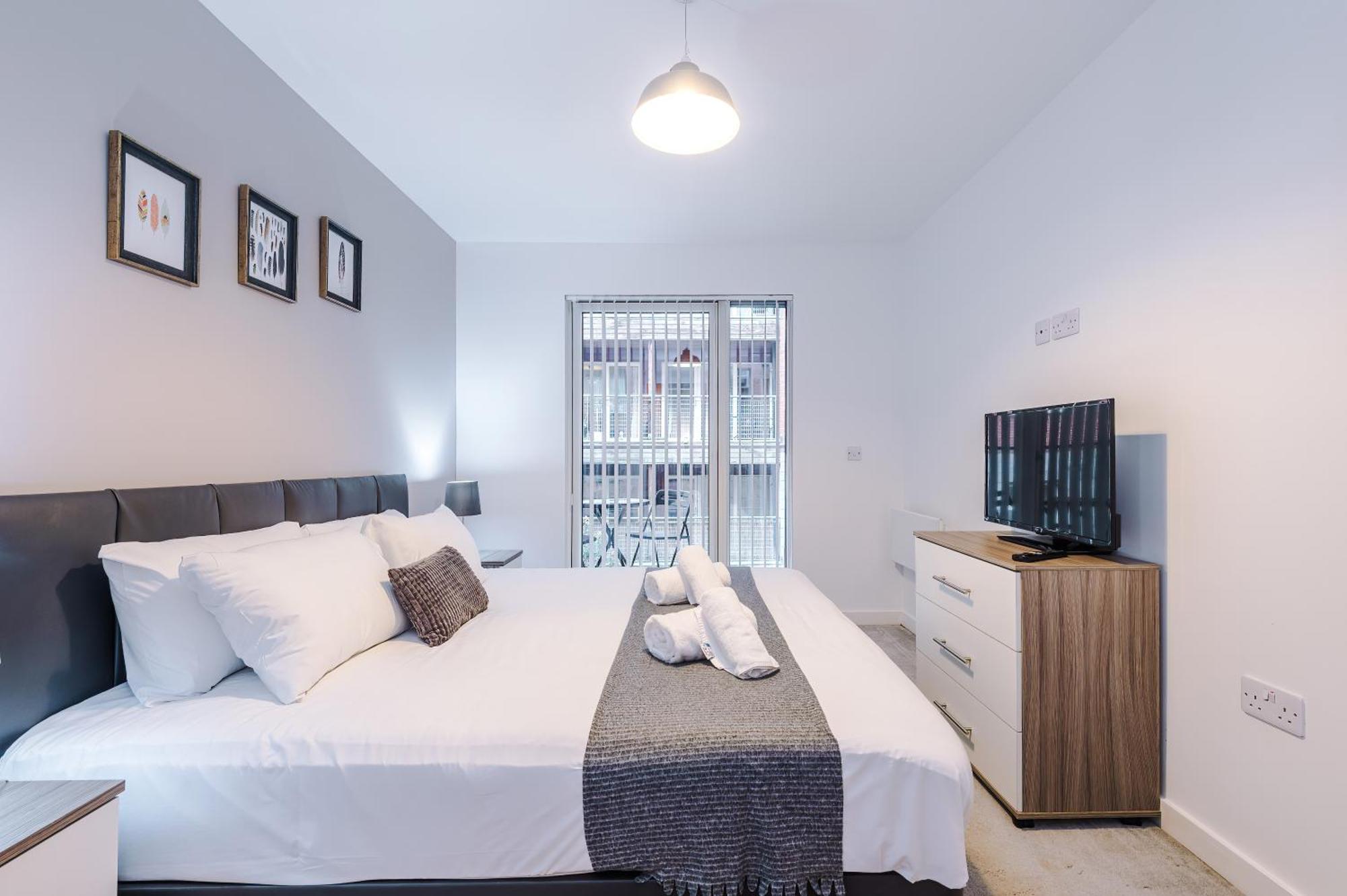 Hilltop Serviced Apartments- Northern Quarter Manchester Pokoj fotografie