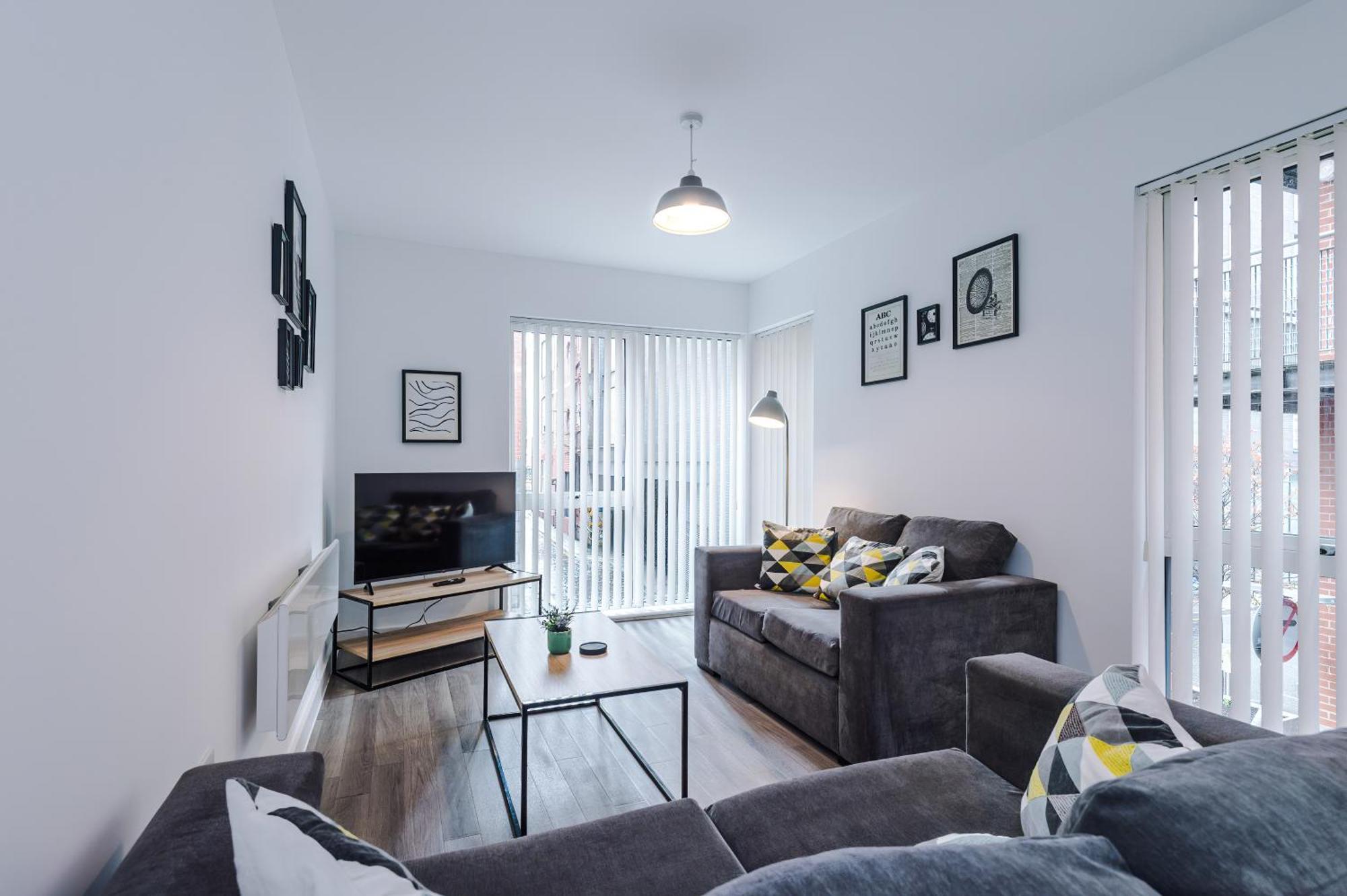 Hilltop Serviced Apartments- Northern Quarter Manchester Pokoj fotografie